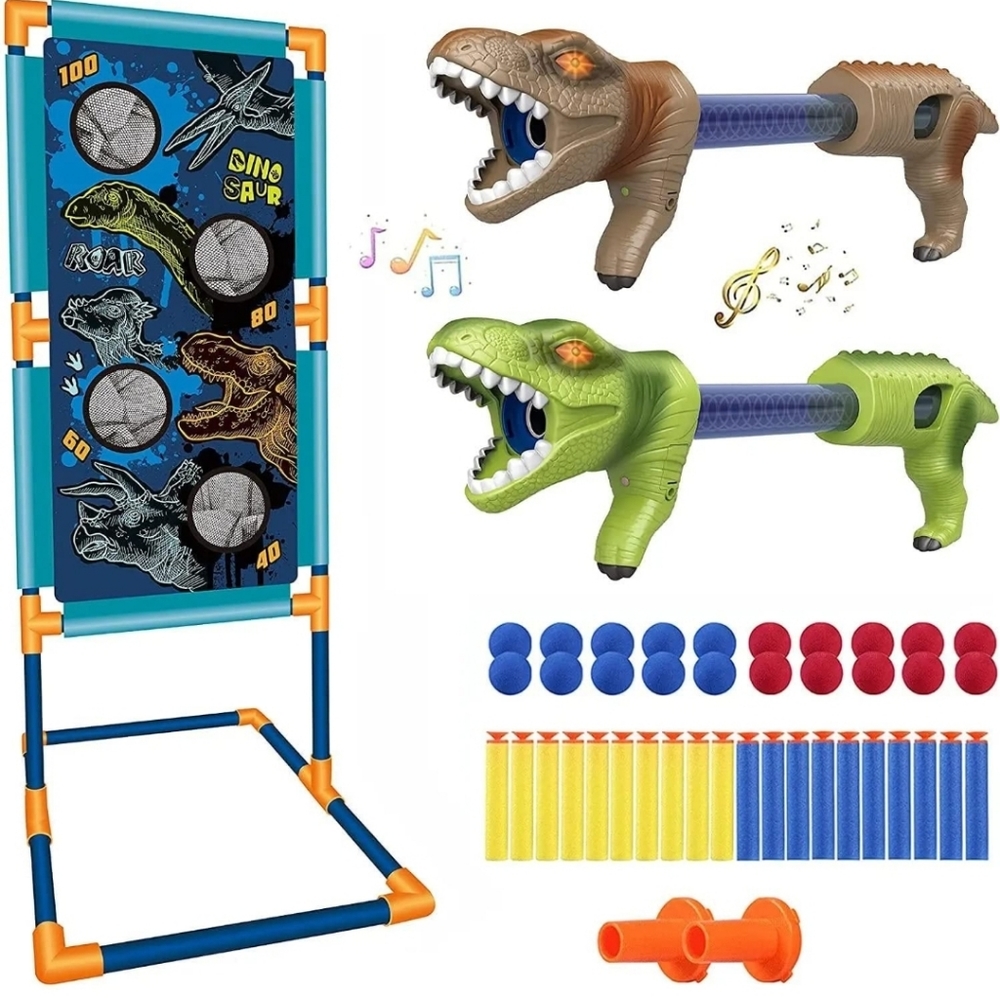 Dinosaur Toy Compatible With Nerf Toy Guns